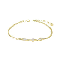Bracciale Con Croce Arg 925