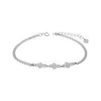 Bracciale Con Croce Arg 925