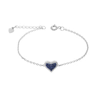 Bracciale Con Cuore Arg 925