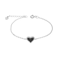 Bracciale Con Cuore Arg 925