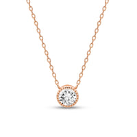 Collana Con Punto Luce Arg 925