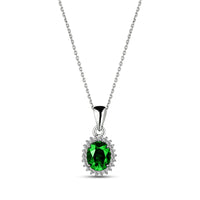 Girocollo Pietra Verde Arg 925