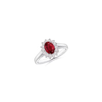 Veretta Con Pietra Rossa Arg 925
