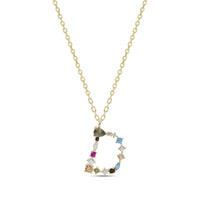 Pendente Con Lettera In Argento 925