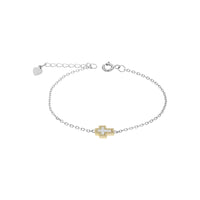 Bracciale Con Croce Arg 925