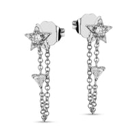 Orecchini Con Stella In Argento 925
