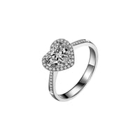 Anello Solitario In Argento 925