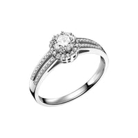 Anello Solitario In Argento 925