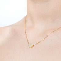 Heart Pendant With Cubic Zirconia Pavé