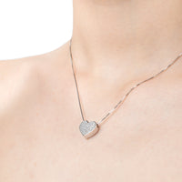 Heart Pendant With Cubic Zirconia Pavé