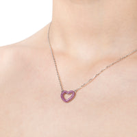 Heart Pendant With Zircons