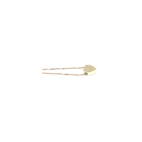 pendente cuore in argento 925 dorato con pavé di zirconi
lunghezza collana cm45 EDOM