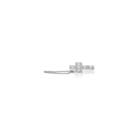 pendente croce in argento 925 con zirconi
lunghezza collana cm45 EDOM