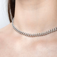 Groumette Choker With Zircons