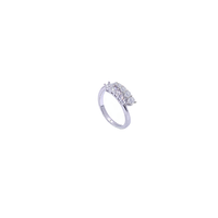 anello contrarié in argento 925 con zirconi
EDOM