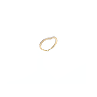 anello fantasia in argento 925 dorato con zirconi
EDOM