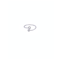 anello lettera regolabile in argento 925 con zirconi
EDOM