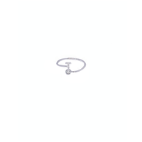 anello lettera regolabile in argento 925 con zirconi
EDOM
