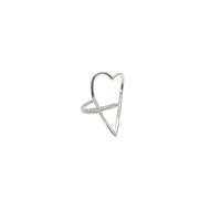 anello filo cuore regolabile in argento 925
EDOM