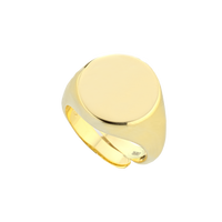 Round Chevalier Ring