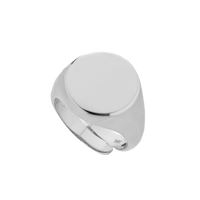 Round Chevalier Ring