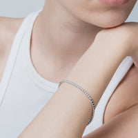 Chain Bracelet With Zircons