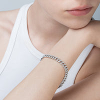 Groumette Bracelet With Zircons
