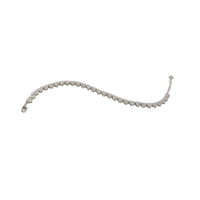 bracciale in argento 925 con cuori pavé di zirconi
lunghezza cm 16 con allungo cm 21
EDOM