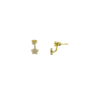 Butterfly Ear Cuff Earrings With Cubic Zirconia Pavé
