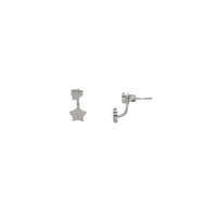 Butterfly Ear Cuff Earrings With Cubic Zirconia Pavé