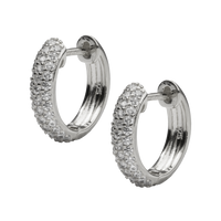 Ear Cuff Earring With Cubic Zirconia Pavé