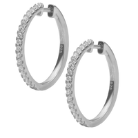Circle Earring With Zircons
