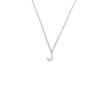 pendente con iniziale in argento 925 con zirconi
lunghezza collana cm44 con allungo cm49 EDOM