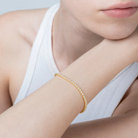 Tennis Bracelet With Zircons Cm. 16