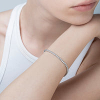 Tennis Bracelet With Zircons Cm. 16
