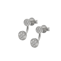 Ear Cruff Stud Earring With Pavè Zircons