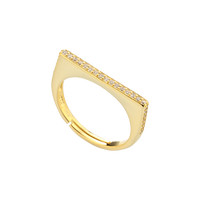 Fantasy Ring With Zircons