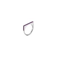 anello fantasia con zirconi rossi in argento 925
EDOM