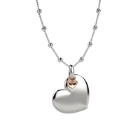 Pendente Cuore personalizzabile in argento 925