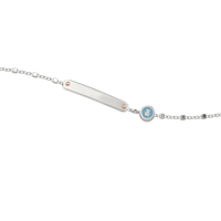 GN Gioielli Bracciale Con Targhetta Bimbo Arg 925 NANAN