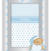 Puccio Azzurro Silver Frame 130X90Mm