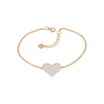 Bracciale Con Cuore Arg 925