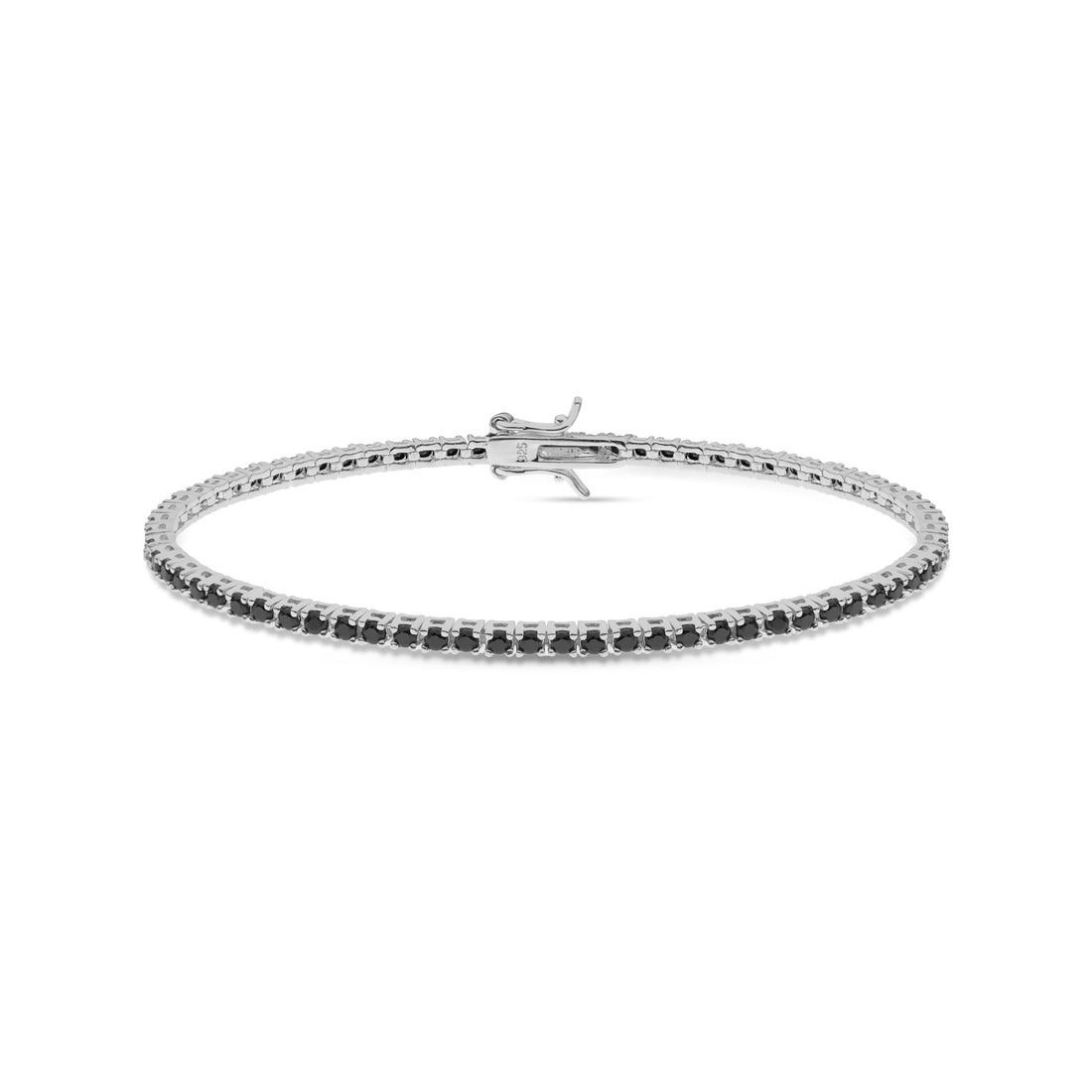 Bracciale Tennis Uomo In Argento 925