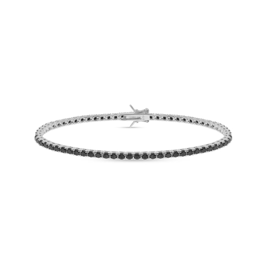 Bracciale Tennis Uomo In Argento 925