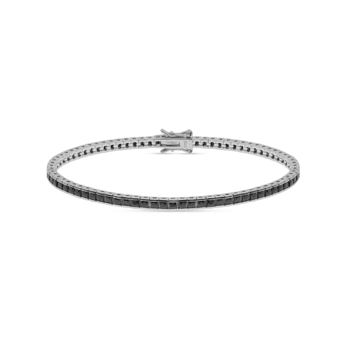 Bracciale Tennis Uomo In Argento 925