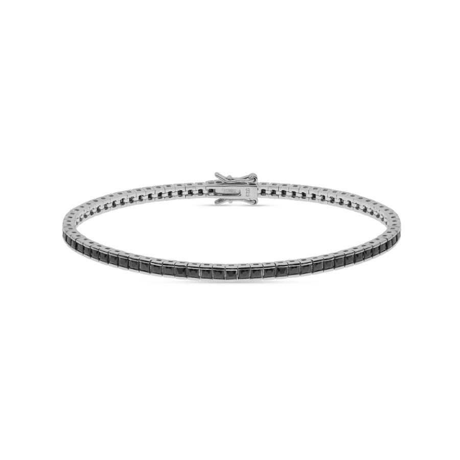 Bracciale Tennis Uomo In Argento 925