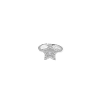 anello stella in argento 925 con zirconi 
 EDOM