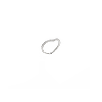anello fantasia in argento 925 con zirconi 
 EDOM