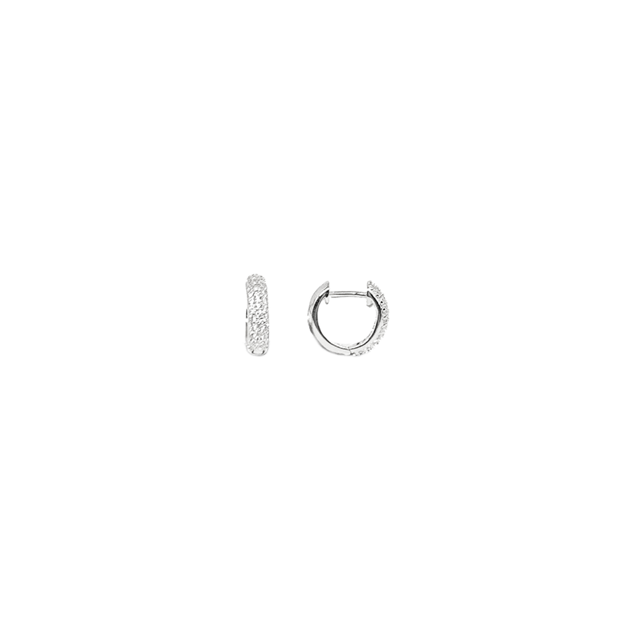 orecchino ear cuff con zirconi pavé in argento 925
diametro mm 15 EDOM
