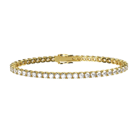 Tennis Bracelet With Zircons Cm. 16